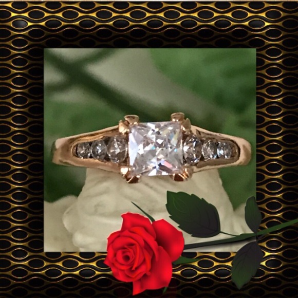 Jewelry - 🌺🌴🌺 GOLD FILLED CZ RING ❤️🌴❤️